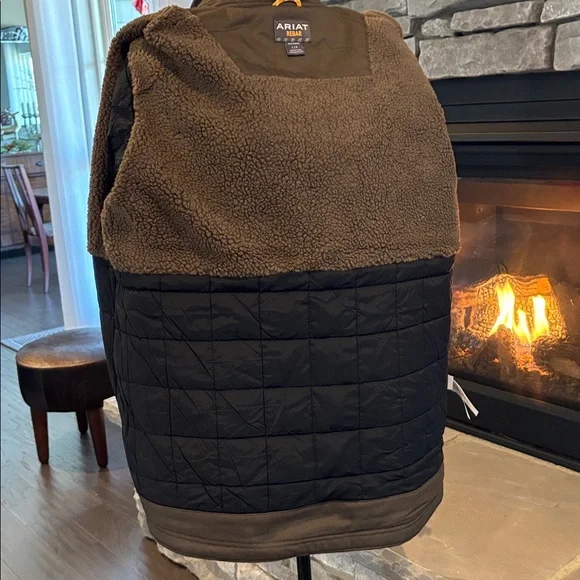 Ariat Rebar DuraCanvas Sherpa Lined,water repel,insulated,abrasion resist coat - Picture 9 of 12